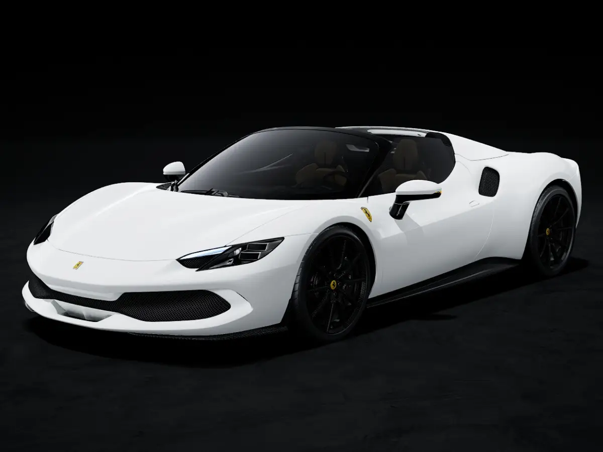 Ferrari 296 GTS Bianco Cervino